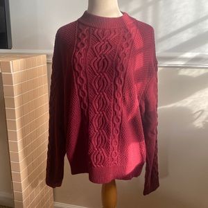 Size M Cable-neck Sweater